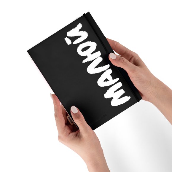 Sketchbook "Draw" black-white: Photo