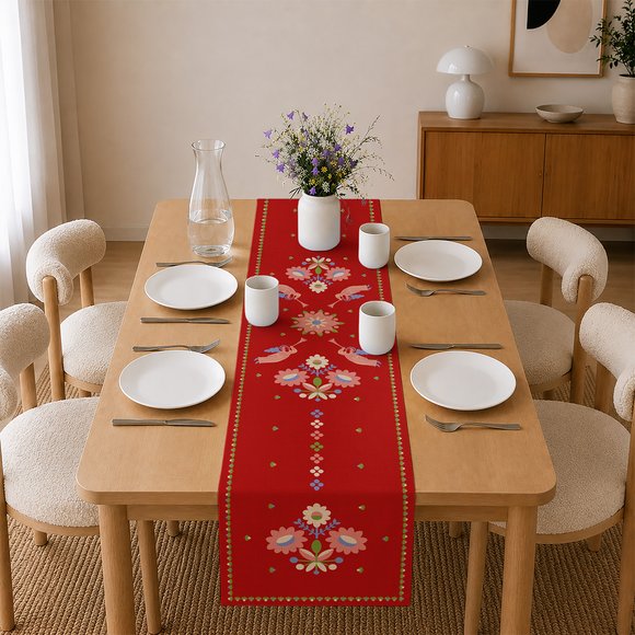 Runner "Festive" red: Photo
