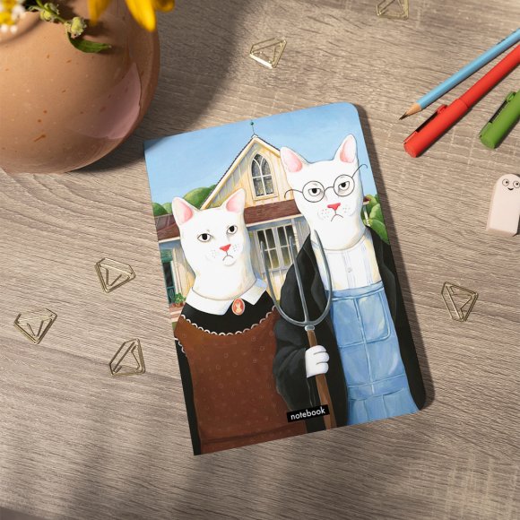 Блокнот у клiтинку ORNER x InnaRuda «Українська Котика»: Фото