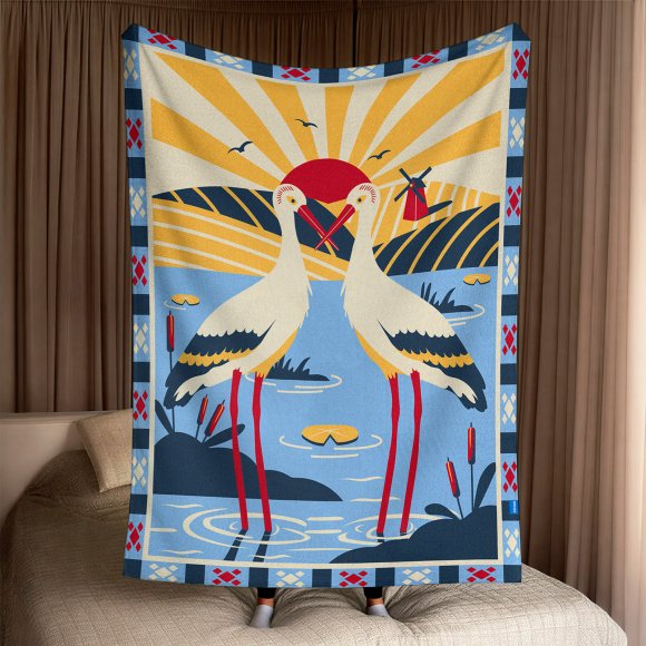 Плед «Лелеки»: Фото