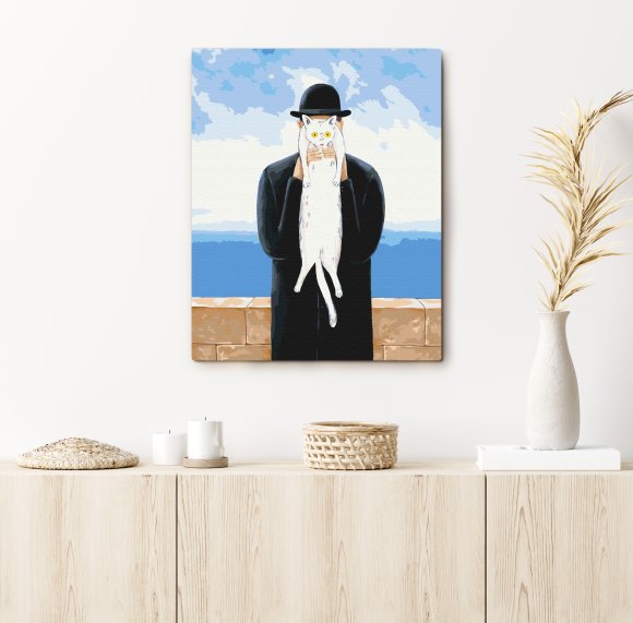 Картина по номерам ORNER x InnaRuda «Кот Человеческий»: Фото