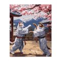 Painting by Numbers: Karate Cats: Photo