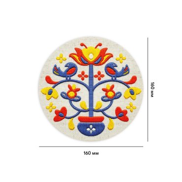 Embroidery kit Ø160 mm Tree of Life: photo 2 - ORNER