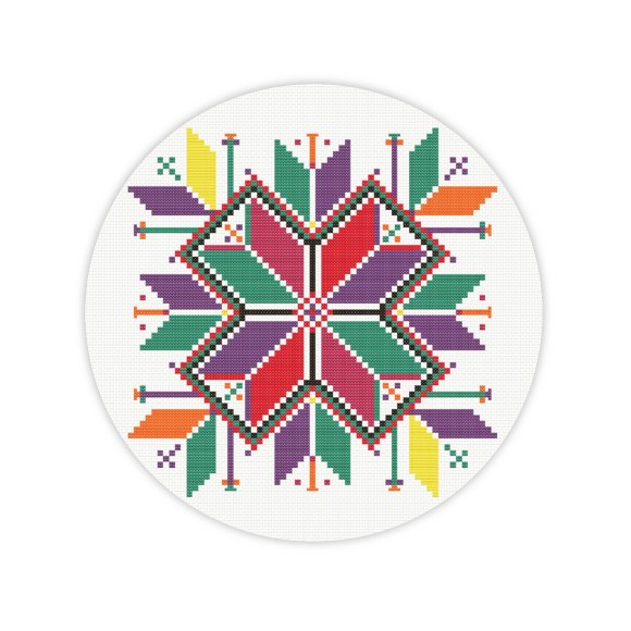 Набор для вышивания Ø160 мм «Подольский рушник»: Фото