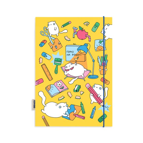 Скетчбук «Горю на работе» ORNER x Maliunok: Фото