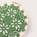 Набор для вышивания Ø190 мм ORNER x Diva Olivka «Мандала» зеленый: Фото 5