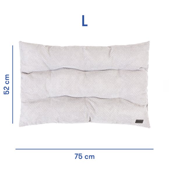 Bed for pets light gray L: Photo