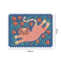 Embroidery kit "Cat among flowers": Photo 2