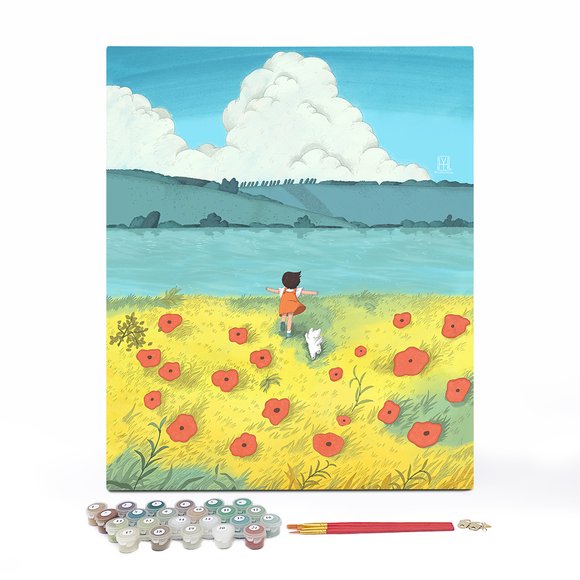 Painting by numbers ORNER x Eugenia Haidamaka "This is my home": Photo