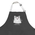 Фартук «Удивлённый кот» серый: Фото 4