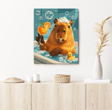 Картина по номерам «Капибара»: Фото - ORNER