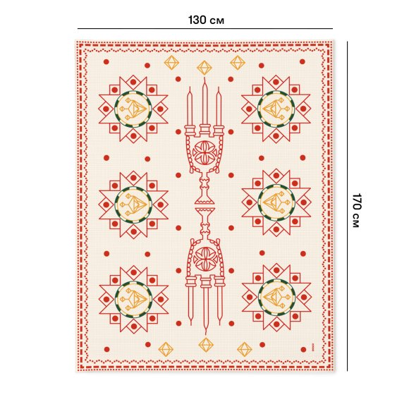 Скатертина «Світло Різдва» 130*170: Фото