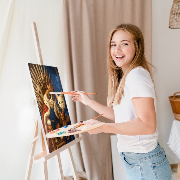 Картина по номерам «Кот престолов»: Фото