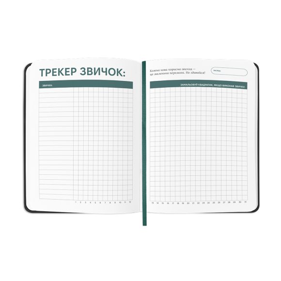 Планер-дневник «Планер серьёзного человека» чёрный с орнаментом: Фото