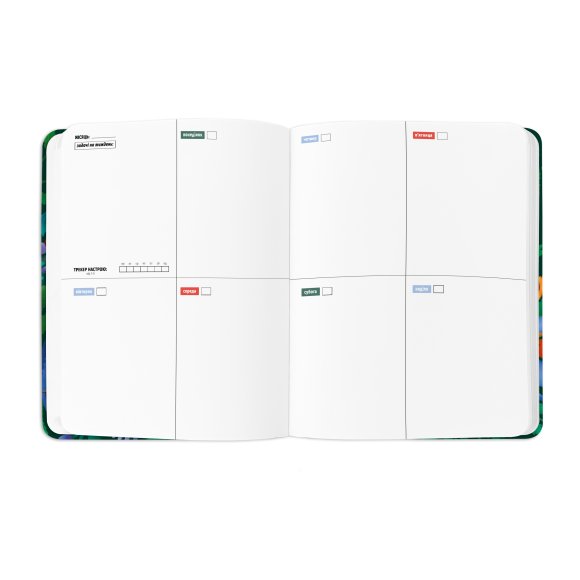 Планер «I HAVE A BRAVE PLAN» красочный темный: Фото