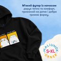 Oversized hoodie ORNER x MALIUNOK "Coffeeholic" black: Photo 7