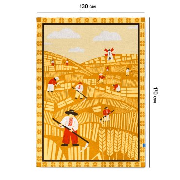 Плед «Косари»: фото 2 - ORNER