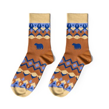 Socks West brown: photo - ORNER