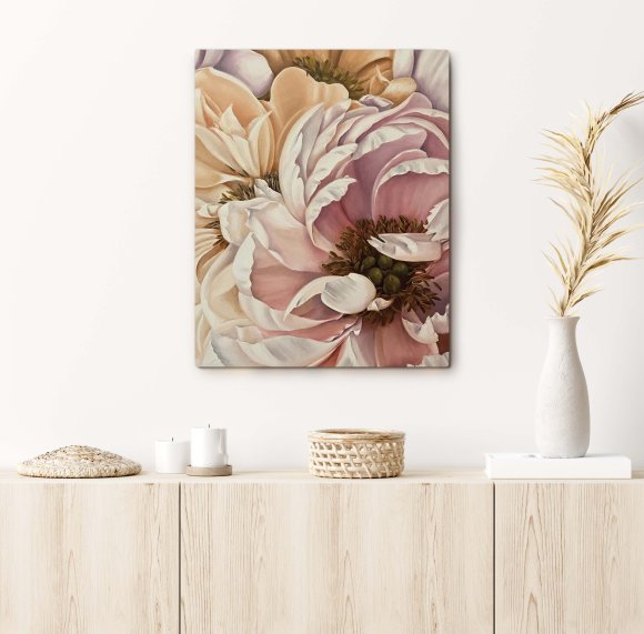 Painting by numbers Peonies: Photo