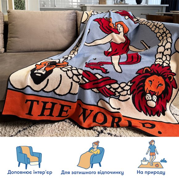 Blanket "WORLD": Photo