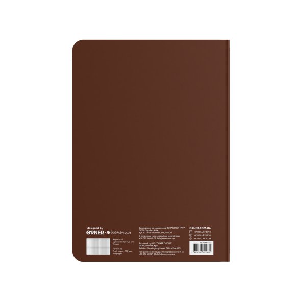 Блокнот у клітинку ORNER x InnaRuda «Кіт-гедоніст»: Фото