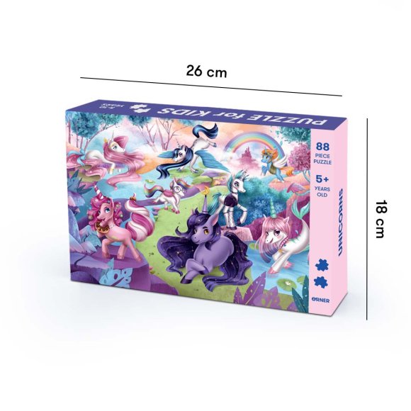 Kids puzzle Unicorns 88 elements: Photo