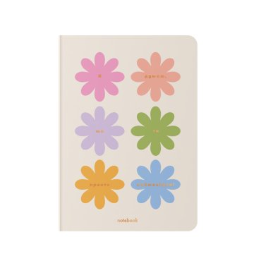 Блокнот в клетку «Ты — невероятная!» бежевый: фото - ORNER