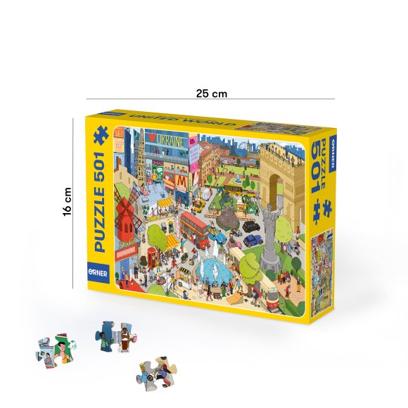 Jigsaw puzzle ORNER United World 500 elements: Photo