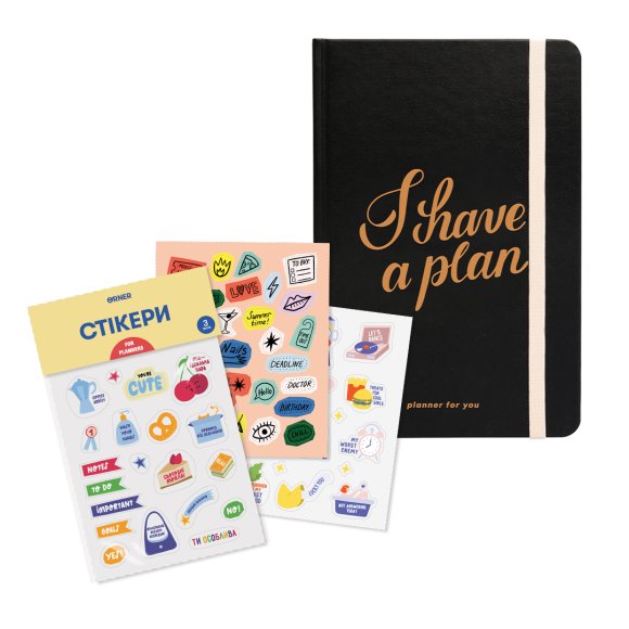 Set of mini-planner I have a plan and stickers for planners: Photo
