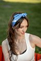 Хустка-косинка «Птахи на зоряному небі» блакитна: Фото 16