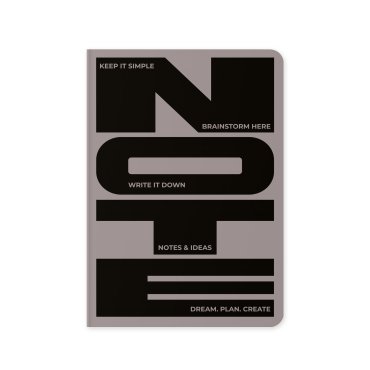 Блокнот в точку «Notes & Ideas» серый: фото - ORNER