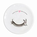 Happy dachshund plate: Photo