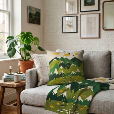 Подушка «Украинские горы»: Фото - ORNER