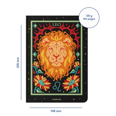 Dotted notebook Zodiac sign — Leo: photo 2 - ORNER