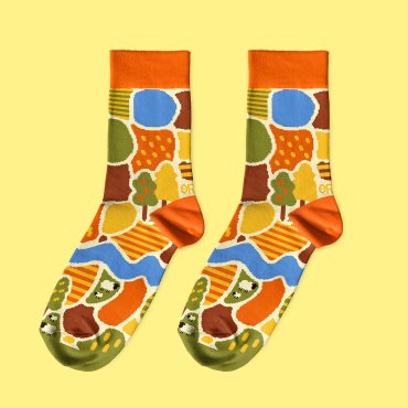 Socks Ukrainian Fields: photo 2 - ORNER