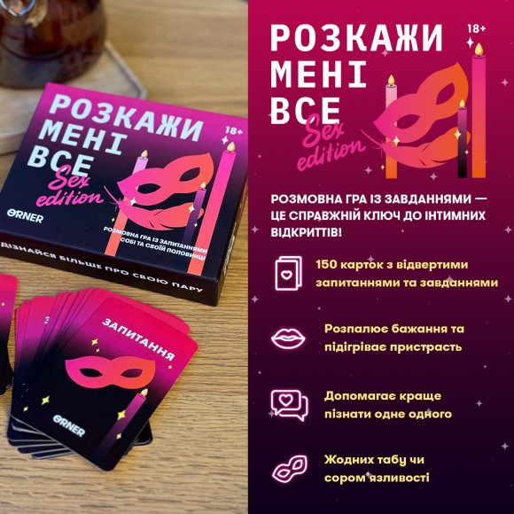 Подарочный набор «Игры для пар 18+»: Фото