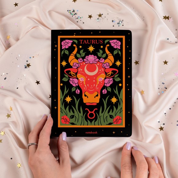Блокнот в крапку «Знак зодіаку — Телець»: Фото