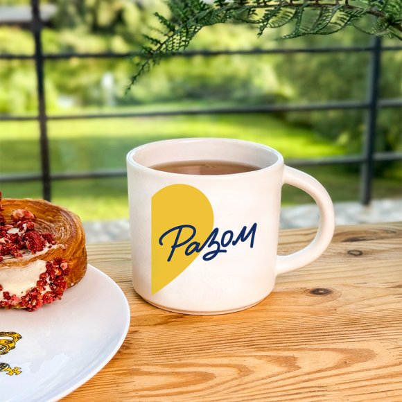 A set of cups for a couple "Together forever": Photo