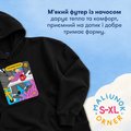 Oversized hoodie ORNER x MALIUNOK "Workaholic" black: Photo 7