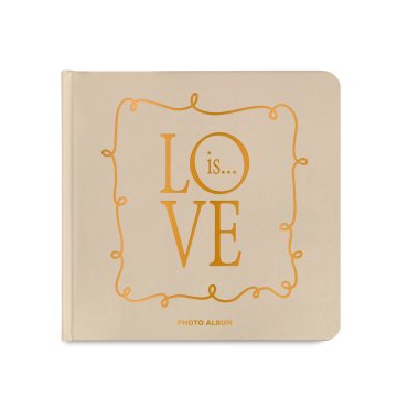 Фотоальбом «Love is...» бежевый: фото - ORNER