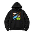 Oversized hoodie ORNER x MALIUNOK "Don’t worry" black: Photo