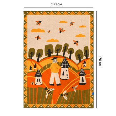 Blanket Beekeeper 130х170 cm: photo 2 - ORNER