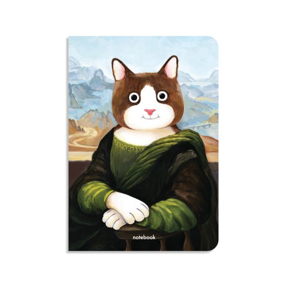 Блокнот в клетку ORNER x InnaRuda «Кото Лиза»: Фото