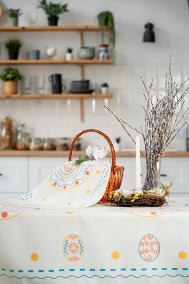 Towel "Easter Moments" light blue 40x70: Photo