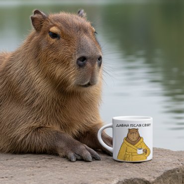 Сup Capybara in a gown: photo 2 - ORNER