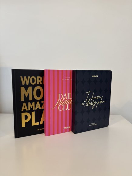 Планер-щоденник «I HAVE A DAILY PLAN» темно-синій: Фото