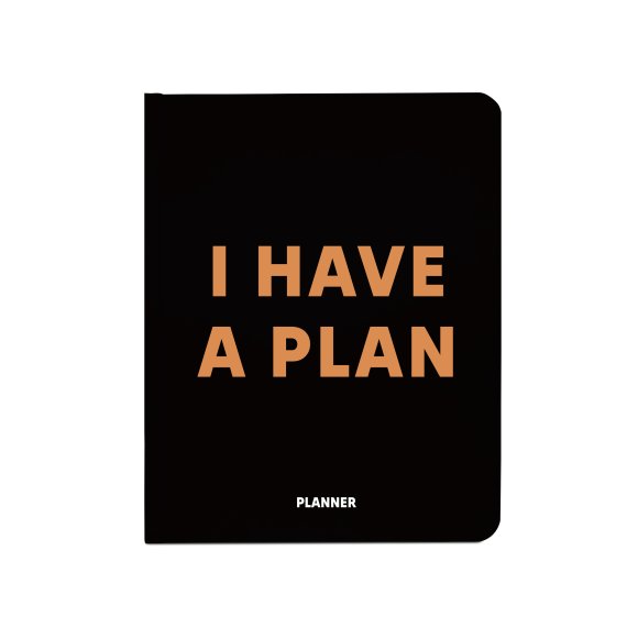 Планер «I HAVE A PLAN» черный: Фото