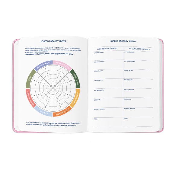 Planner "I HAVE A PLAN" pink with vines: Photo