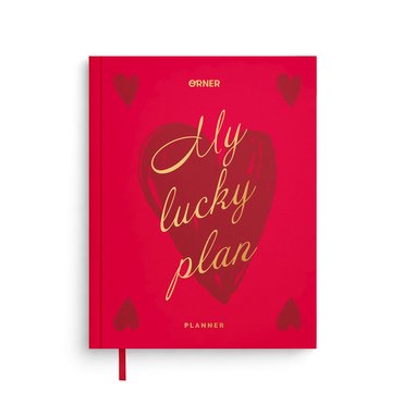 Planner MY LUCKY PLAN red: photo - ORNER