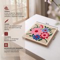 Punch needle kit "Colorful Flowers": Photo 4
